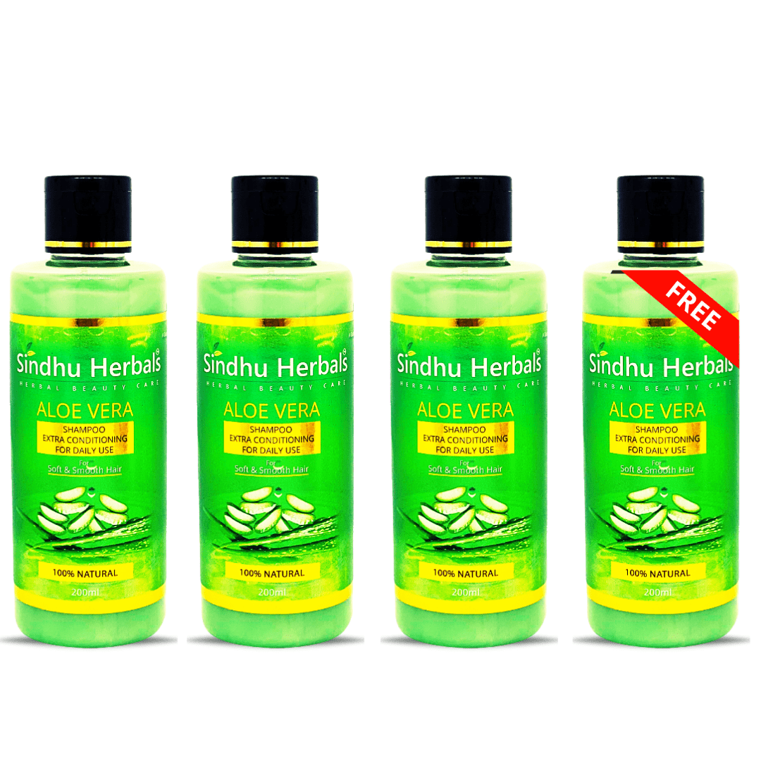 ALOE VERA SHAMPOO 3+1 COMBO OFFER