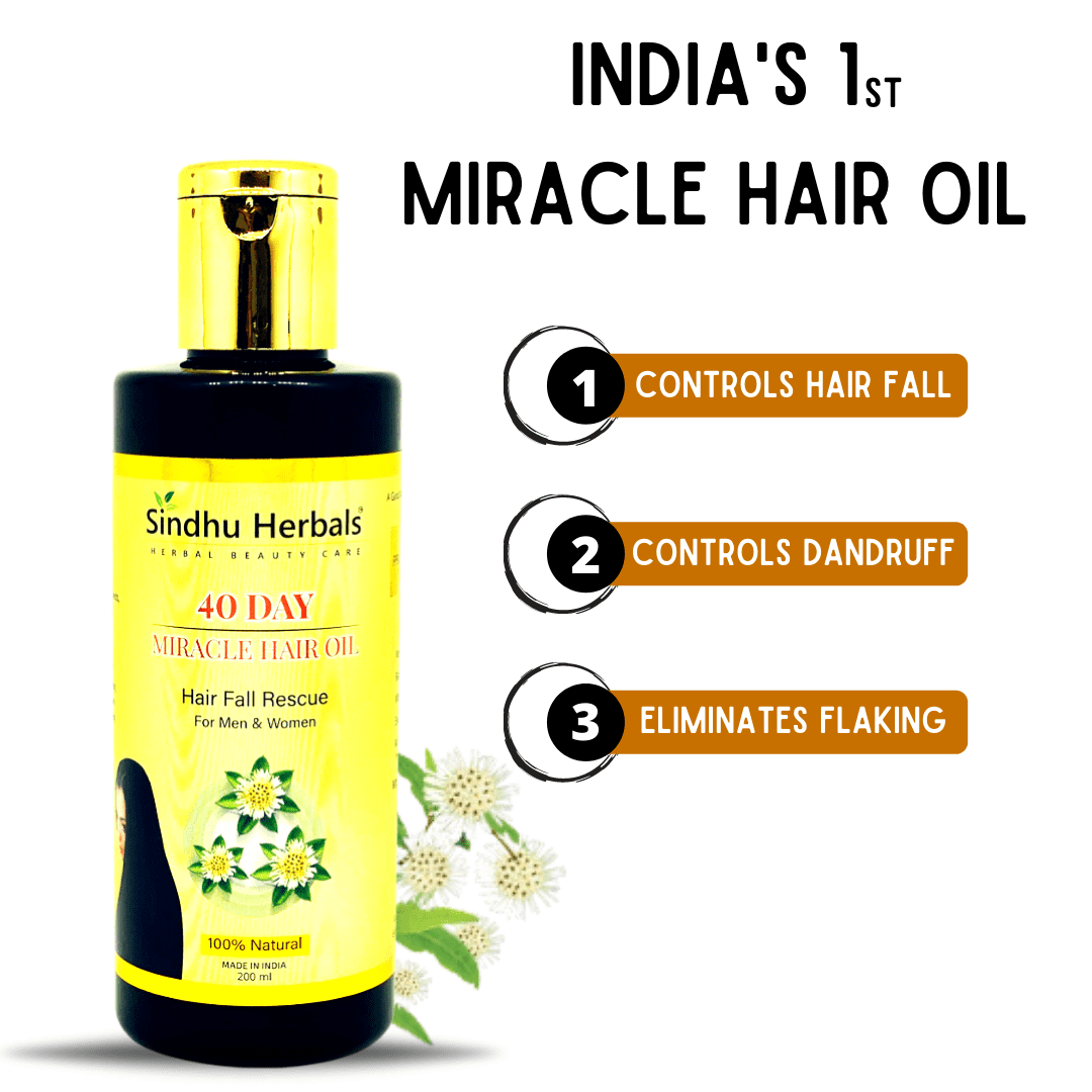 40 DAY MIRACLE HAIR OIL - FOR HAIR FALL